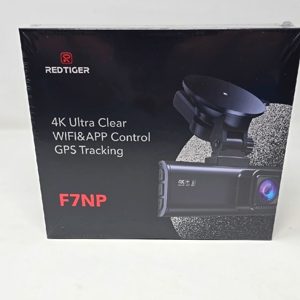 REDTIGER Dash Cam Front Rear, 4K/2.5K Full HD Dash Camera for Cars, GPS